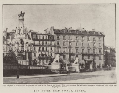 Het Hotel Beau Rivage, Genève door English Photographer
