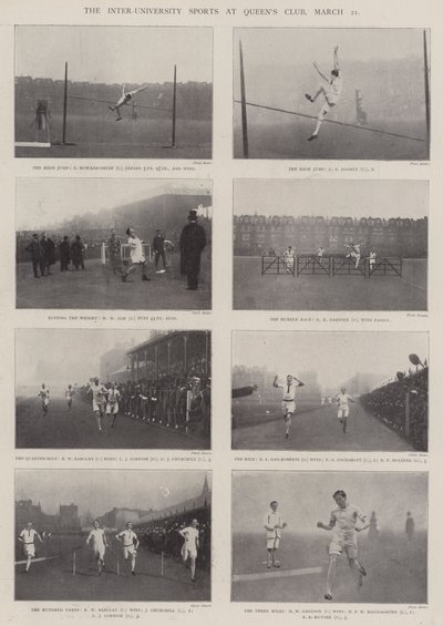De Interuniversitaire Sporten in Queens Club, 21 maart door English Photographer