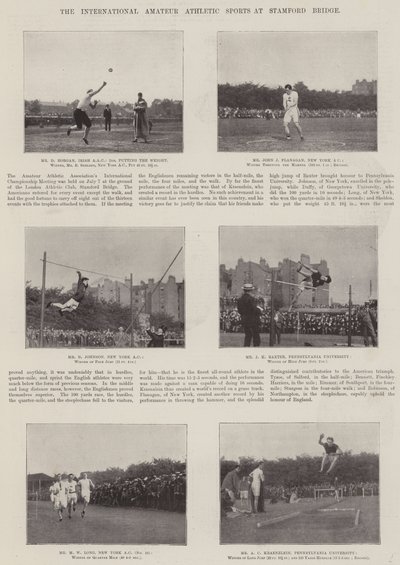 De internationale amateuratletiekwedstrijden in Stamford Bridge door English Photographer