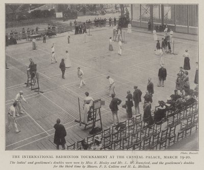 Het Internationale Badminton Toernooi in het Crystal Palace, 19-20 maart door English Photographer