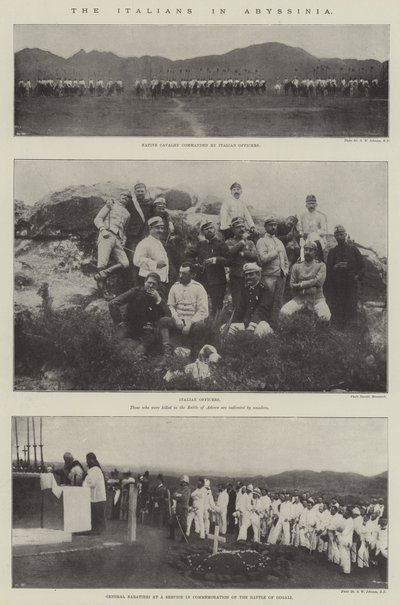 De Italianen in Abessinië door English Photographer