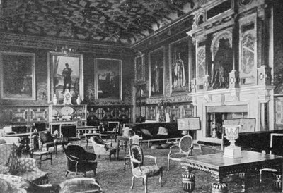De James I Tekenzaal, Hatfield House, gepubliceerd in The Graphic, 19 juli 1902 door English Photographer