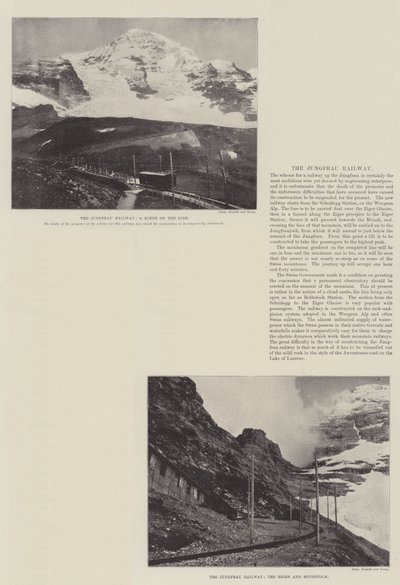 De Jungfrau spoorweg door English Photographer