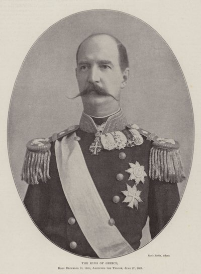 De koning van Griekenland door English Photographer