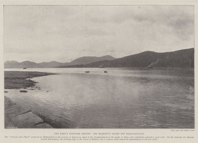 De Schotse cruise van de koning, het jacht van Zijne Majesteit bij Ballachulish door English Photographer
