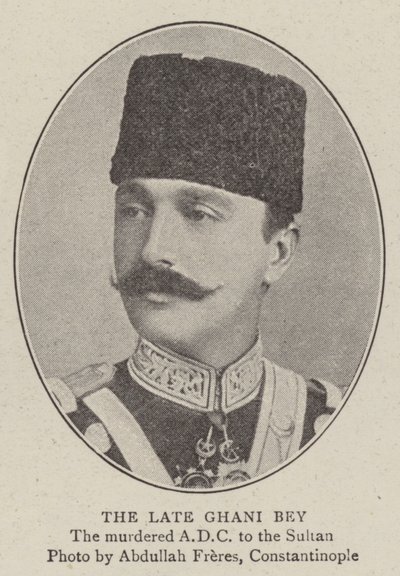 De overleden Ghani Bey door English Photographer