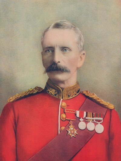 De Wijlen Generaal-majoor Sir E. R. P. Woodgate. Overleden aan verwondingen opgelopen bij Spion Kop door English Photographer