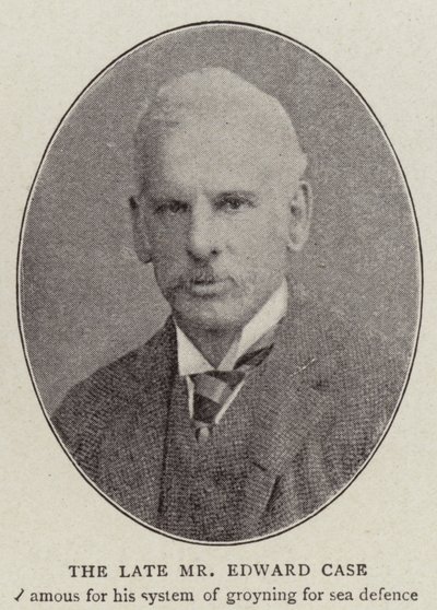 De overleden Mr. Edward Case door English Photographer