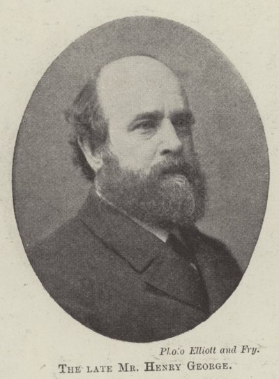 De overleden Mr Henry George door English Photographer