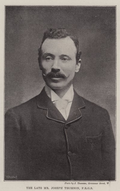 De overleden heer Joseph Thomson, FRGS door English Photographer