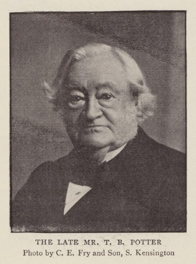 De overleden Mr T B Potter door English Photographer