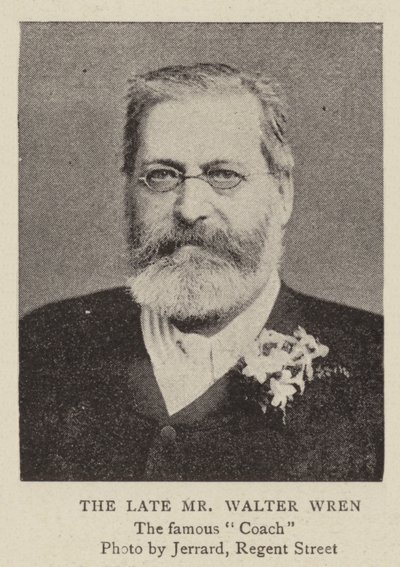 De overleden Mr Walter Wren door English Photographer