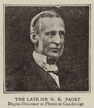 De Wijlen Sir G E Paget door English Photographer