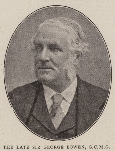 De overleden Sir George Bowen, GCMG door English Photographer