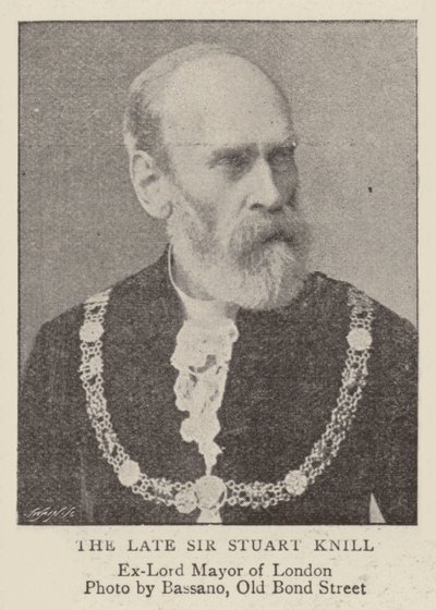 De overleden Sir Stuart Knill door English Photographer