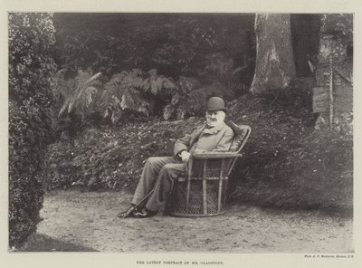 Het nieuwste portret van Mr Gladstone door English Photographer