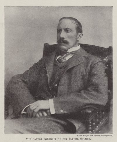 Het Laatste Portret van Sir Alfred Milner door English Photographer