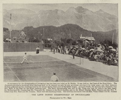 Het Lawn Tennis Kampioenschap van Zwitserland door English Photographer