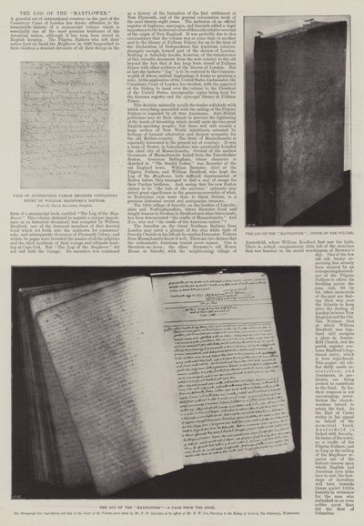 Het Logboek van de Mayflower door English Photographer