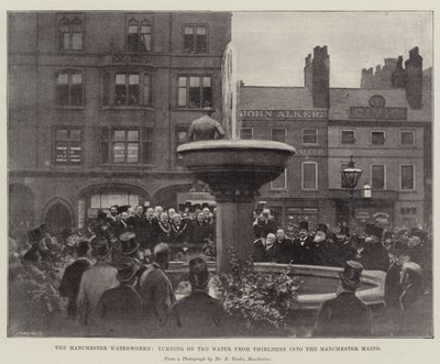 De waterwerken van Manchester, het water van Thirlmere naar de leidingen van Manchester door English Photographer