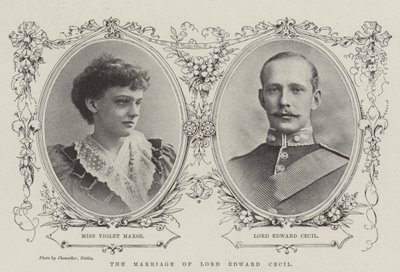 Het Huwelijk van Lord Edward Cecil door English Photographer