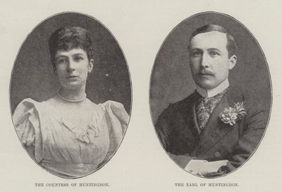 Het huwelijk van Lord Huntingdon door English Photographer