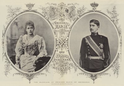 Het Huwelijk van Prinses Marie van Edinburgh door English Photographer