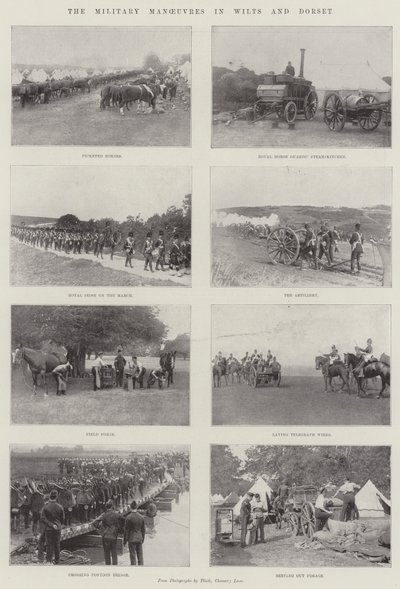 De Militaire Manoeuvres in Wilts en Dorset door English Photographer
