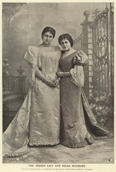 De Dames Lily en Hilda Hanbury door English Photographer