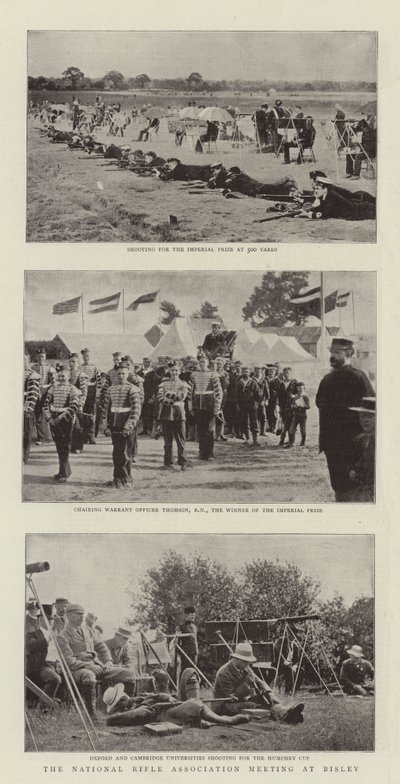 De Nationale Schietvereniging Bijeenkomst in Bisley door English Photographer