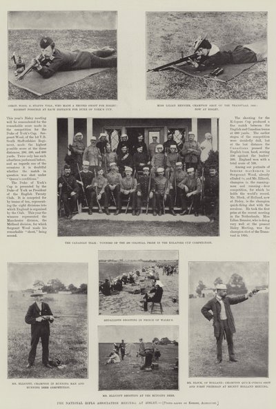 De bijeenkomst van de National Rifle Association in Bisley door English Photographer