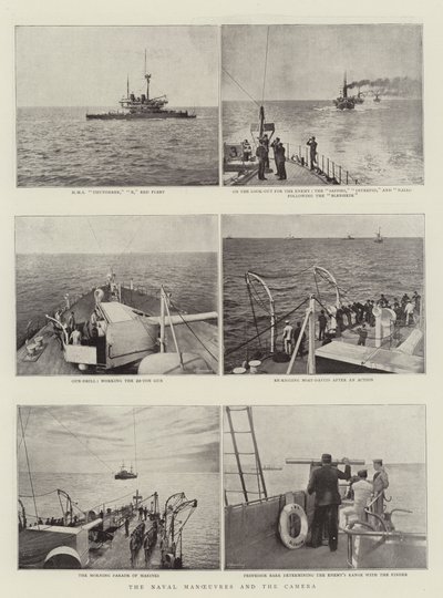 De Marine Manoeuvres en de Camera door English Photographer