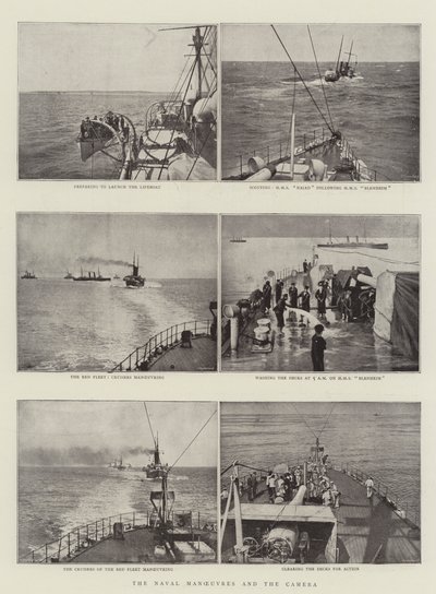 De Marine Manoeuvres en de Camera door English Photographer