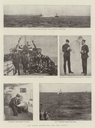 De Marine Manoeuvres en de Camera door English Photographer