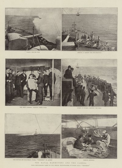 De Marine Manoeuvres en de Camera door English Photographer