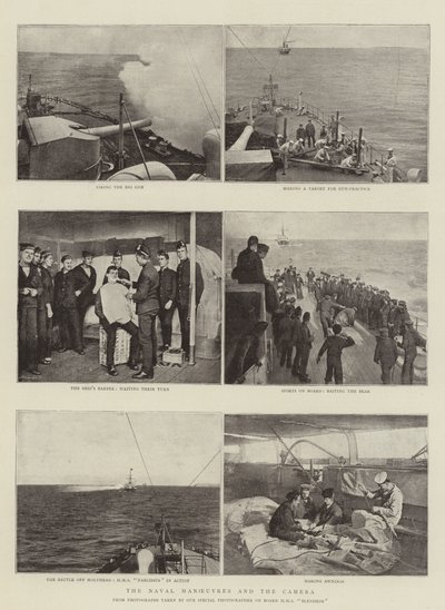 De Marine Manoeuvres en de Camera door English Photographer