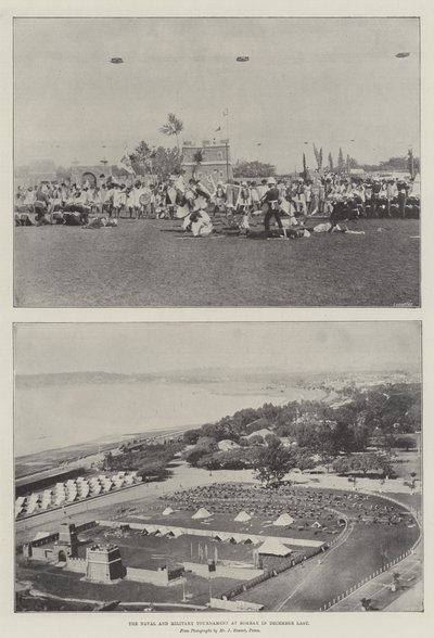 Het marine- en militaire toernooi in Bombay in december vorig jaar door English Photographer