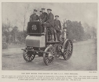 De nieuwe motorbrandweerwagen van de LCC brandweer door English Photographer