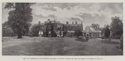 De Nieuwe Gebouwen van Livingstone College in Leyton, geopend door de Dochter van de Ontdekkingsreiziger op 23 mei door English Photographer