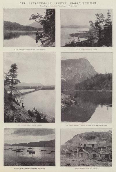 De Newfoundland Franse Kustkwestie door English Photographer