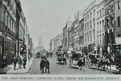 The Old Strand, oostwaarts vanaf Southampton Street, ca. 1890 door English Photographer