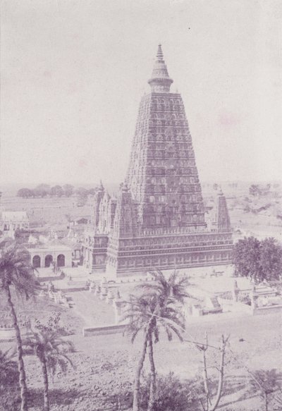 De Oude Toren, Buddh Gaya, na Restauratie door English Photographer
