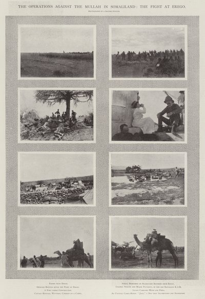 De operaties tegen de Mullah in Somaliland, het gevecht bij Erego door English Photographer