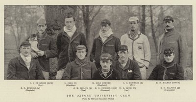 De Roeiploeg van de Universiteit van Oxford door English Photographer