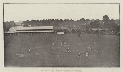 De Oxford en Cambridge Cricketwedstrijd op Lords door English Photographer