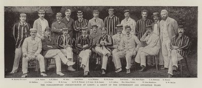 De parlementaire cricketwedstrijd op Lord