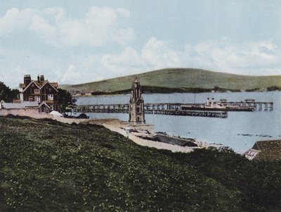 De Pier en Klokkentoren, Swanage door English Photographer