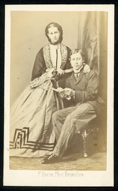 De Prins en Prinses van Wales door English Photographer