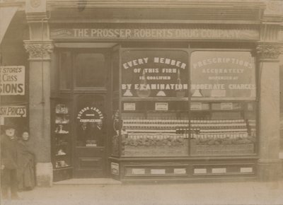 The Prosser Roberts Drug Company door English Photographer