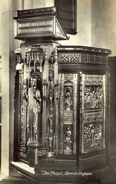 De Preekstoel, St Mary Magdalene Kerk, Sandringham door English Photographer